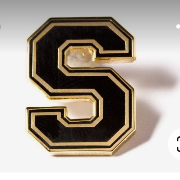 Pintrill Varsity Letter Pin "S" NIP - Picture 2 of 3